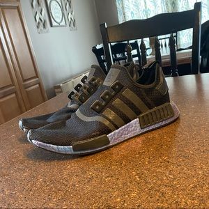 Adidas NMD R1 'Metallic Blue Boost' Shoes